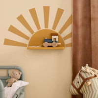 Kids Concept plank cirkel geel met stickers1000978d