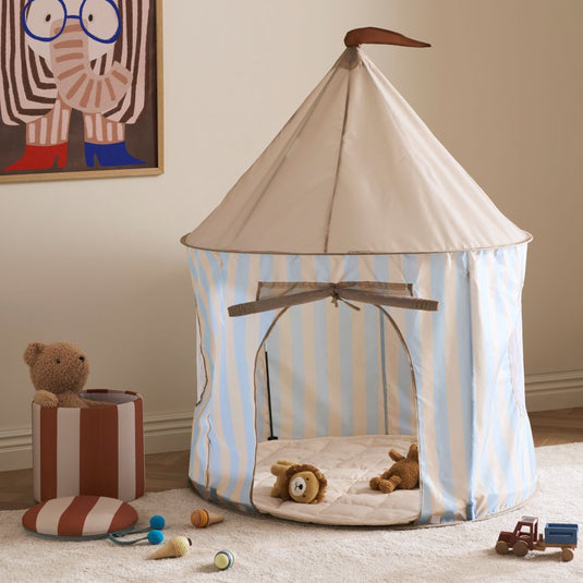 Kids Concept speeltent streep lichtblauw 7340028736752 a