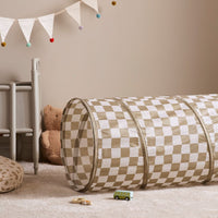 Kids Concept speeltunnel ruitjes groen 7340028736769 b