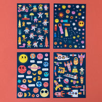 LONDJI herbruikbare stickers space 3 jr+