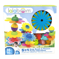 Lalaboom educatieve kralen bloemen 25 stks 10 mnd+