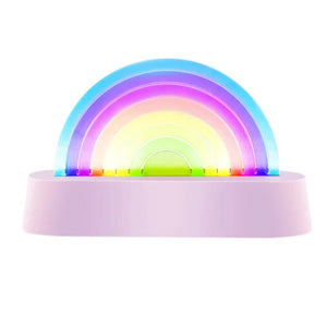 Lalarma dancing rainbow lamp lila
