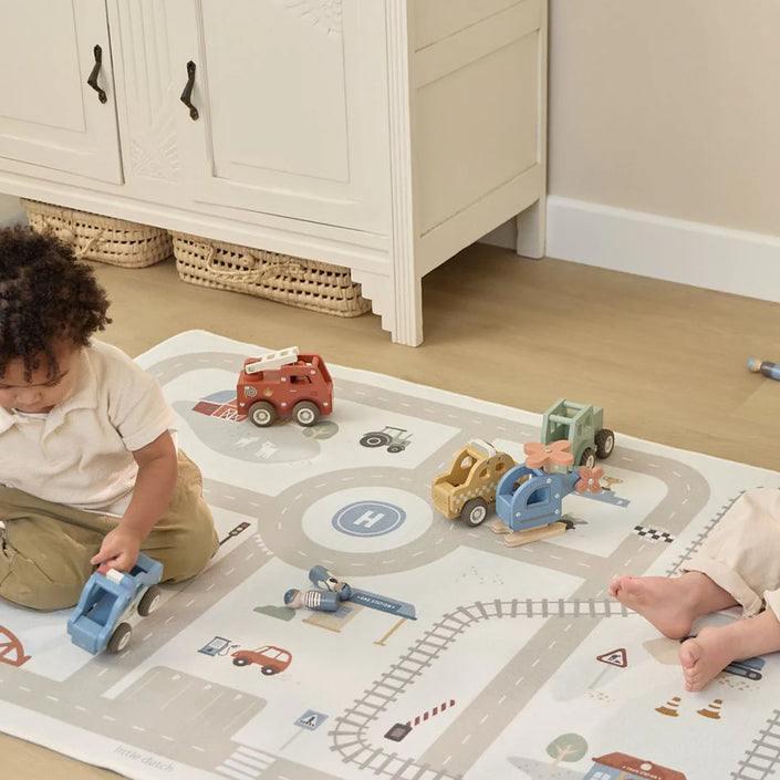 Little Dutch speelkleed auto's 140 x 100 cm