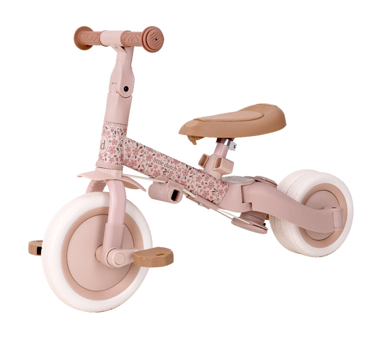 Little Dutch Driewieler 4 in 1 pink 1 jr+4