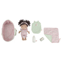 Little Dutch babypop in mandje Evi 1jr 8713291446786 g