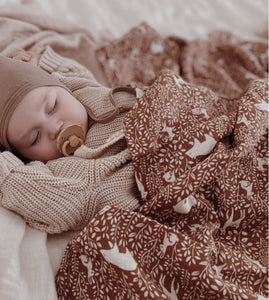 Main Sauvage hydrofiele doek woodland 110x110