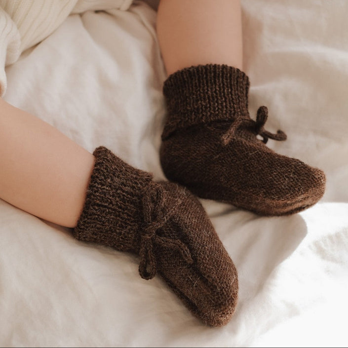 Main Sauvage slofjes dark mocha 0-6 mnd 3760281702181 b
