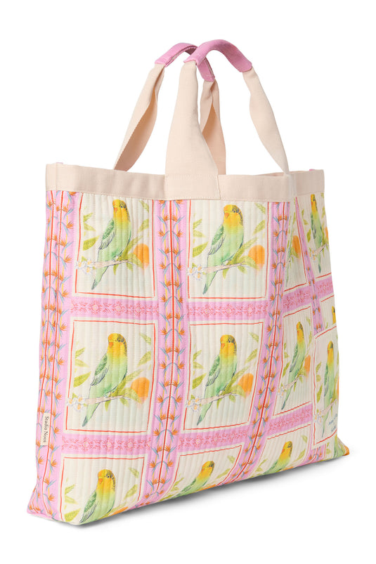 Maison Mangostan x Studio Noos beach bag Birds