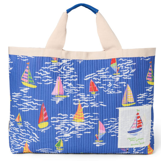 Maison Mangostan x Studio Noos beach bag Barcos