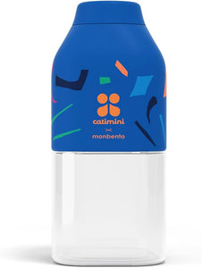 Monbento x Catimini drinkfles positive blue terrazzo