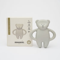 Moonie bijtspeeltje bear gray 0 mnd