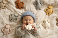 Moonie bijtspeeltje bear rose 0 mnd
