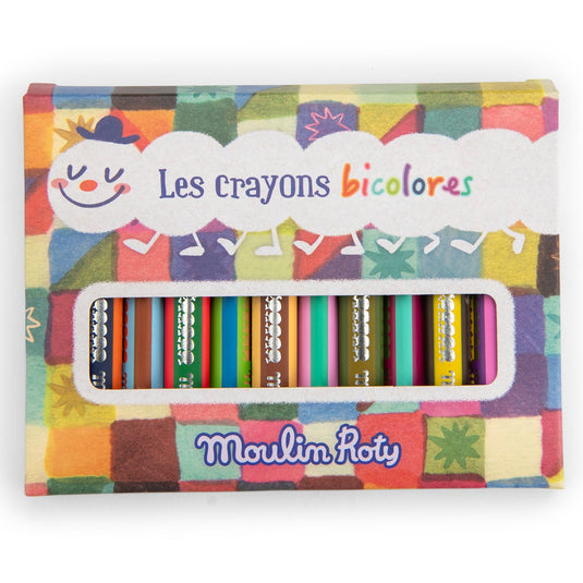 Moulin Roty 2 kleurige kleurpotloden 71441