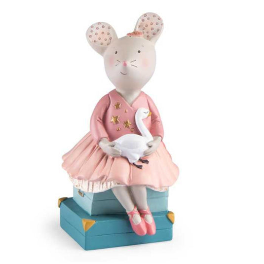 Moulin Roty spaarpot muis la petite école de danse