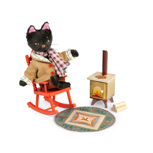 Moulin Roty set bij het haardvuur Les Minouchkas 3575676811047 a