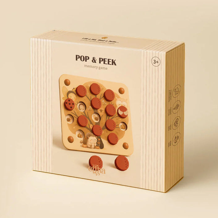 Mrs Ertha houten memory spel Pop Peek 3jr 658606270817 e