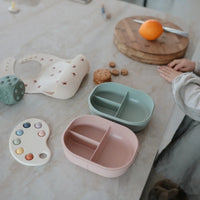 Mushie lunchbox blush