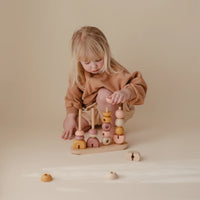 Mushie multi shape stacker sunrise 3 jr+
