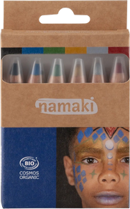 Namaki schminkpotloden intergalactic 6 kleuren 3 jr+