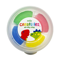 OOLY creatibles DIY air-dry clay kit Dino 6 jr+3