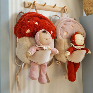 Olli Ella Hopalong Mushroom Backpack redOEKBAG-MBA-REO