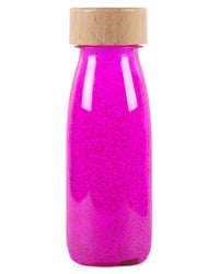 Petit Boum sensorische fles Float pink glow in the dark 3 mnd+PBFFLUOP