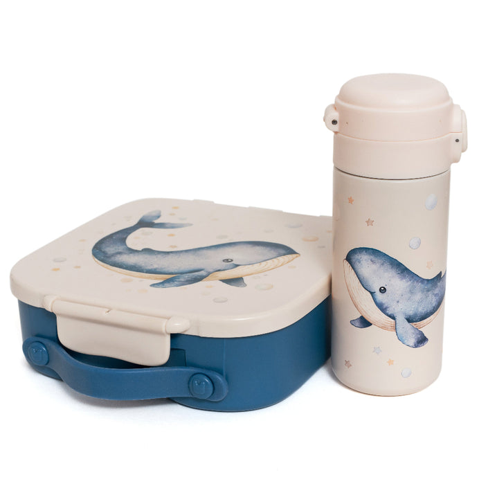 Petit Monkey bento lunchbox WhaleLB57B-Re