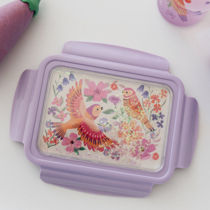 Petit Monkey broodtrommel bento birds of a featherLB55-Rb