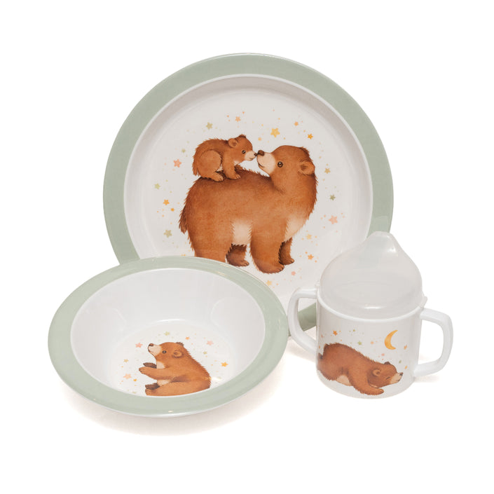 Petit Monkey melamine bakje Bear and StarsMB19-Rf
