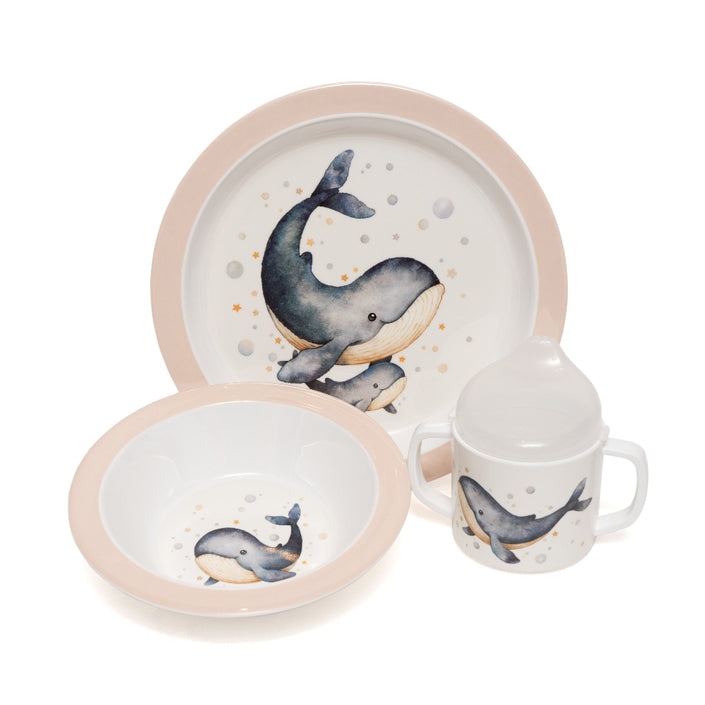 Petit Monkey melamine bakje WhaleMB17-Rg