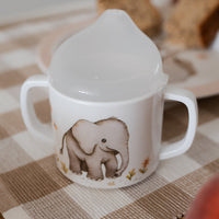 Petit Monkey melamine tuitbeker met oren ElephantMCB23-Rc