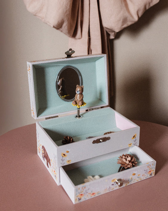 Petit Monkey muziekdoos bijoux bearMB5bear-Rg