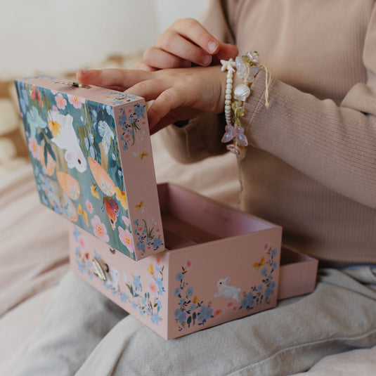 Petit Monkey muziekdoos bijoux rabbitMB3rabbit-Rg