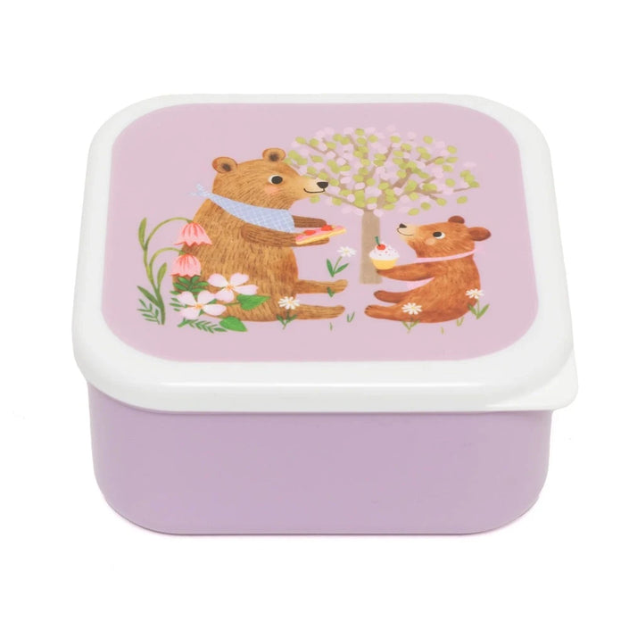 Petit Monkey snackbox set animals picnic 12 x 12 cmLB57-Rh