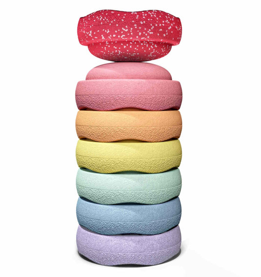 Stapelstein blush special original mini rainbow pastel