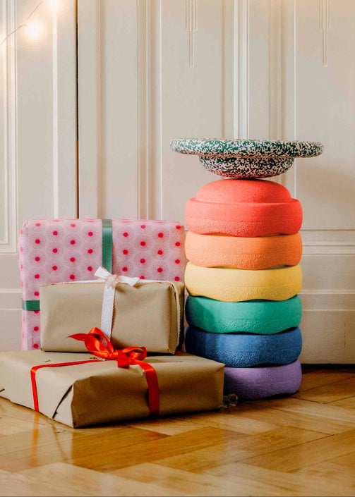 Stapelstein blush special rainbow classic + balance board c