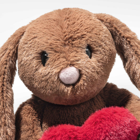 Steiff knuffelkonijn Hoppie Love 16 cm bruin 4001505081118 a