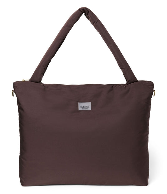 Studio Noos puffy diaper bag brown