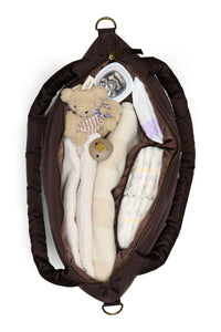 Studio Noos puffy diaper bag brown