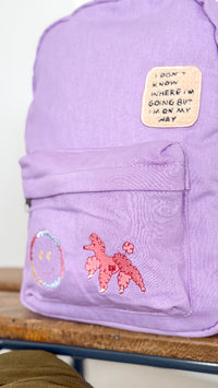 Studio Noos Cotton Rugzak lila midiCottonMidiBackpacklilacg