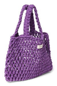 Studio Noos mini handbag macrame purple