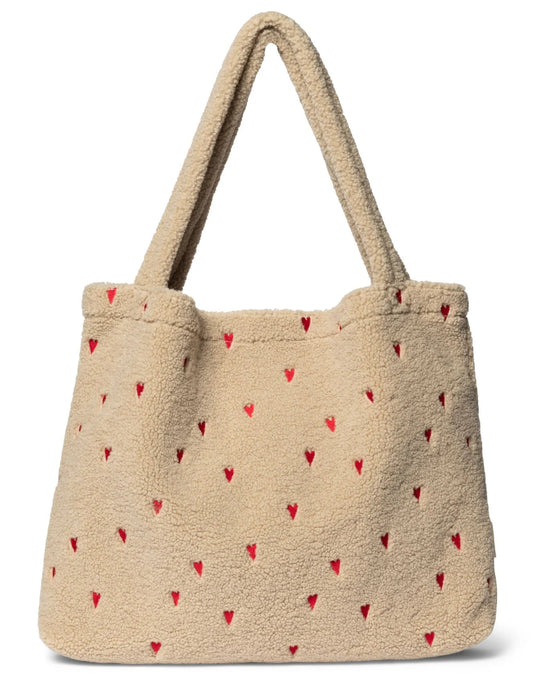 Studio Noos mom bag teddy ecru hearts 6096705554539 a