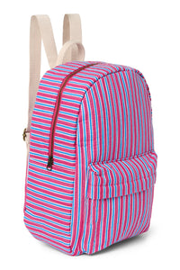 Studio Noos poplin rugzak midi raspberry striped 6151908221258 a