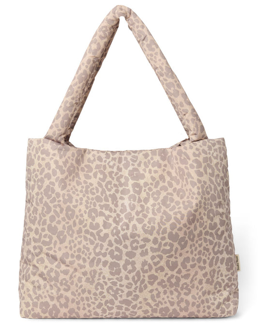 Studio Noos puffy mom bag beige leopard 6151906151151 a