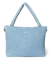 Studio Noos solid diaper bag denim