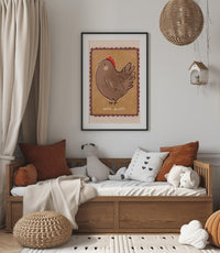 Studio loco poster petite poulette 50 x 70 cm