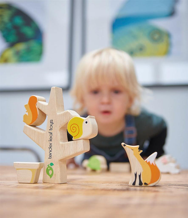Tender Leaf Toys stacker garden friends 18 mnd+