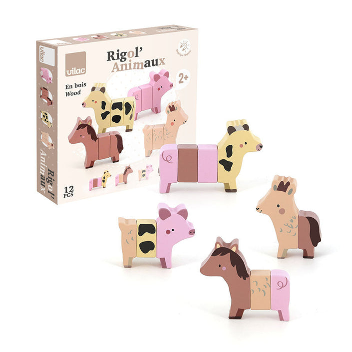 VILAC magnetisch spel boerderijdieren 2 jr+2