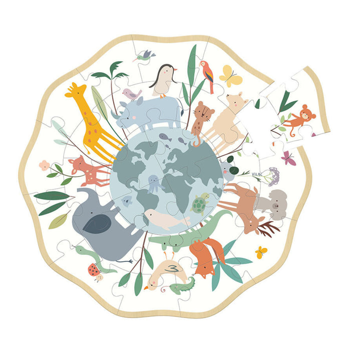 VILAC puzzel Dieren van de wereld 2 jr3