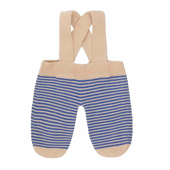 We are gommu broek Light Cream Blue long 3 jr+